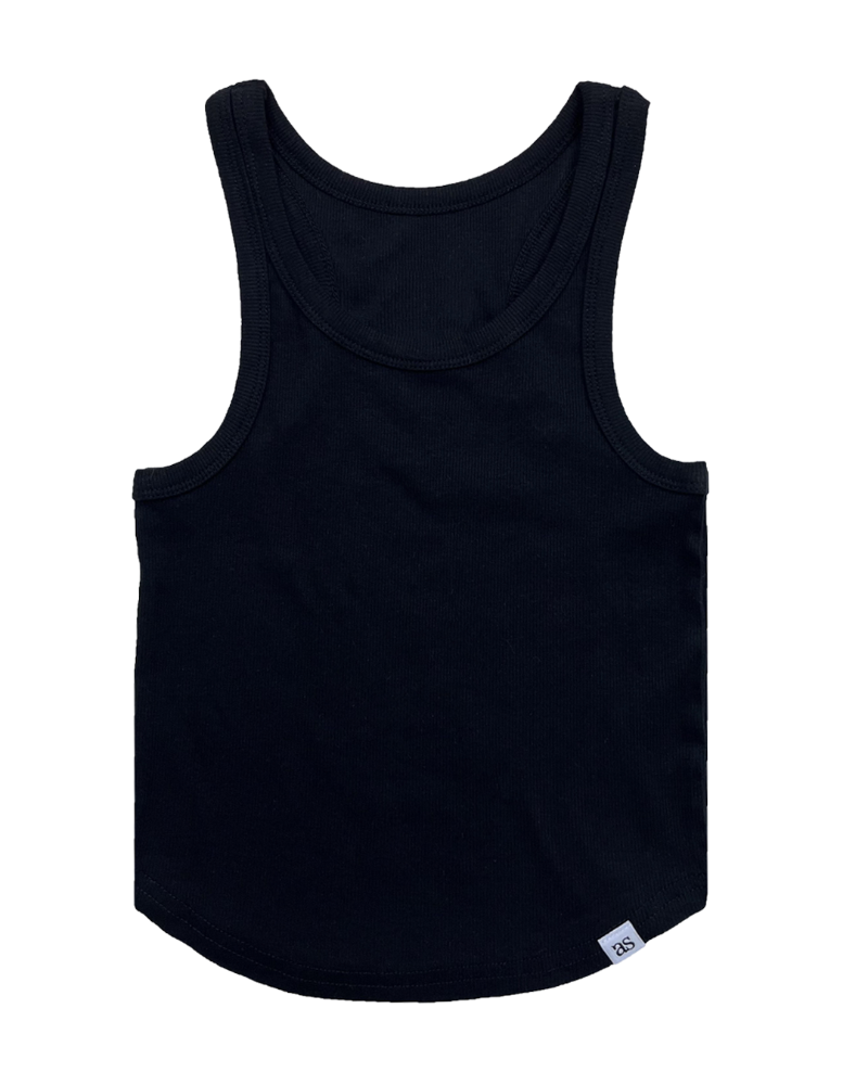 as”on XO sleeveless (Black)