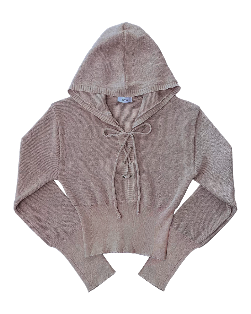 as”on Tap corset hoody (Pink)(10.7 재입고)