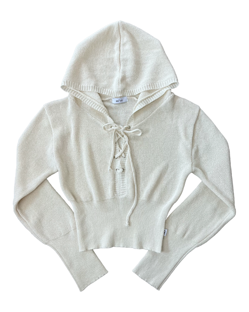 as”on Tap corset hoody (Ivory) (10.7 재입고)