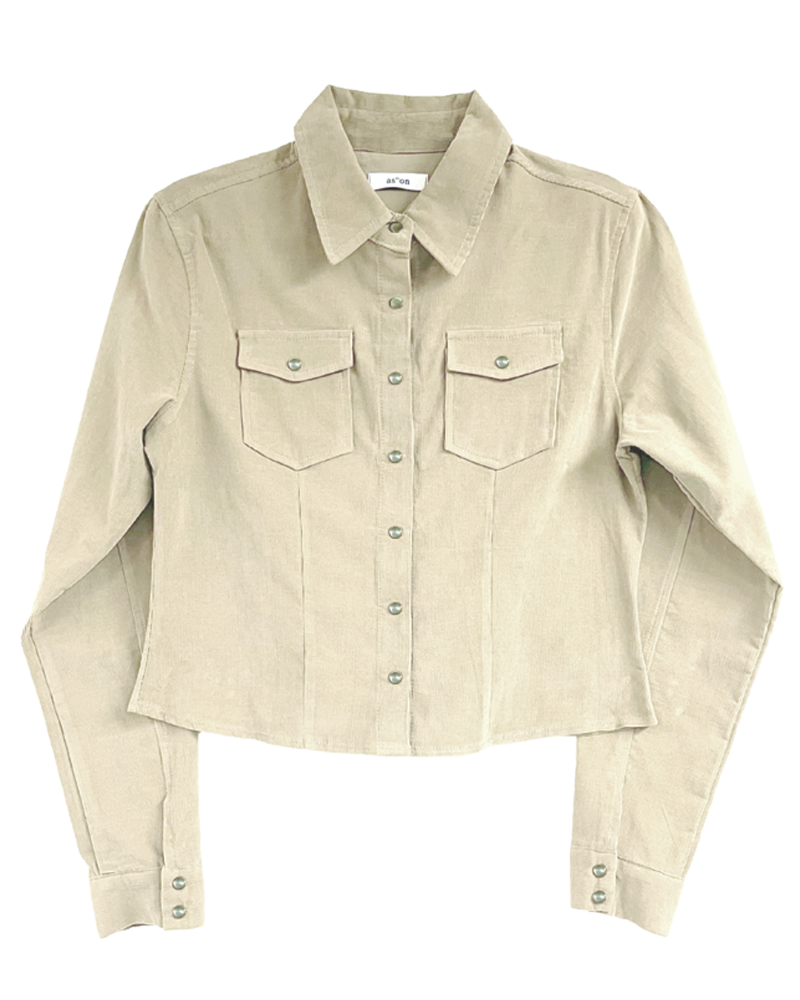as&quot;on Jennis corduroy shirt (Ivory) / Limited Quantity