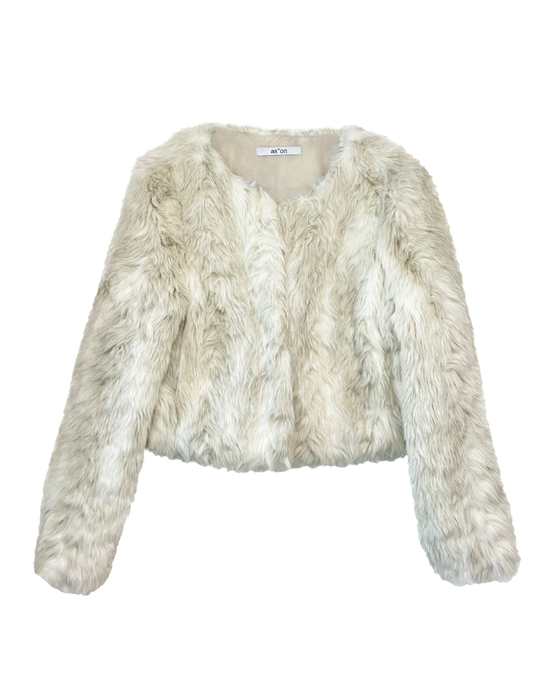 as&quot;on Fur jacket (Ivory)