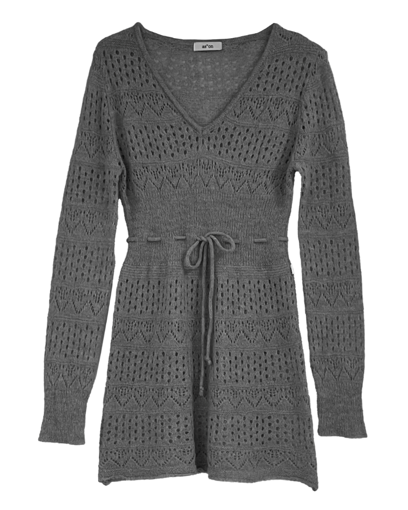 as&quot;on Hailey knit dress (Charcoal) / Limited Quantity