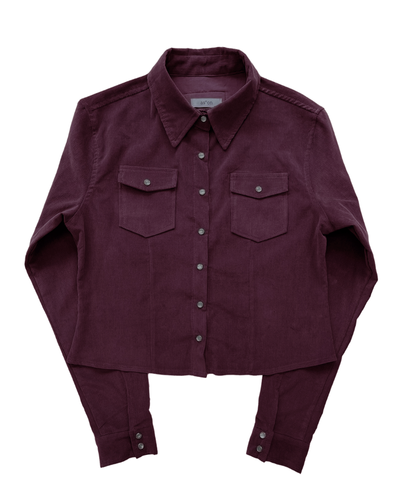 as&quot;on Jennis corduroy shirt (Purple) / Limited Quantity