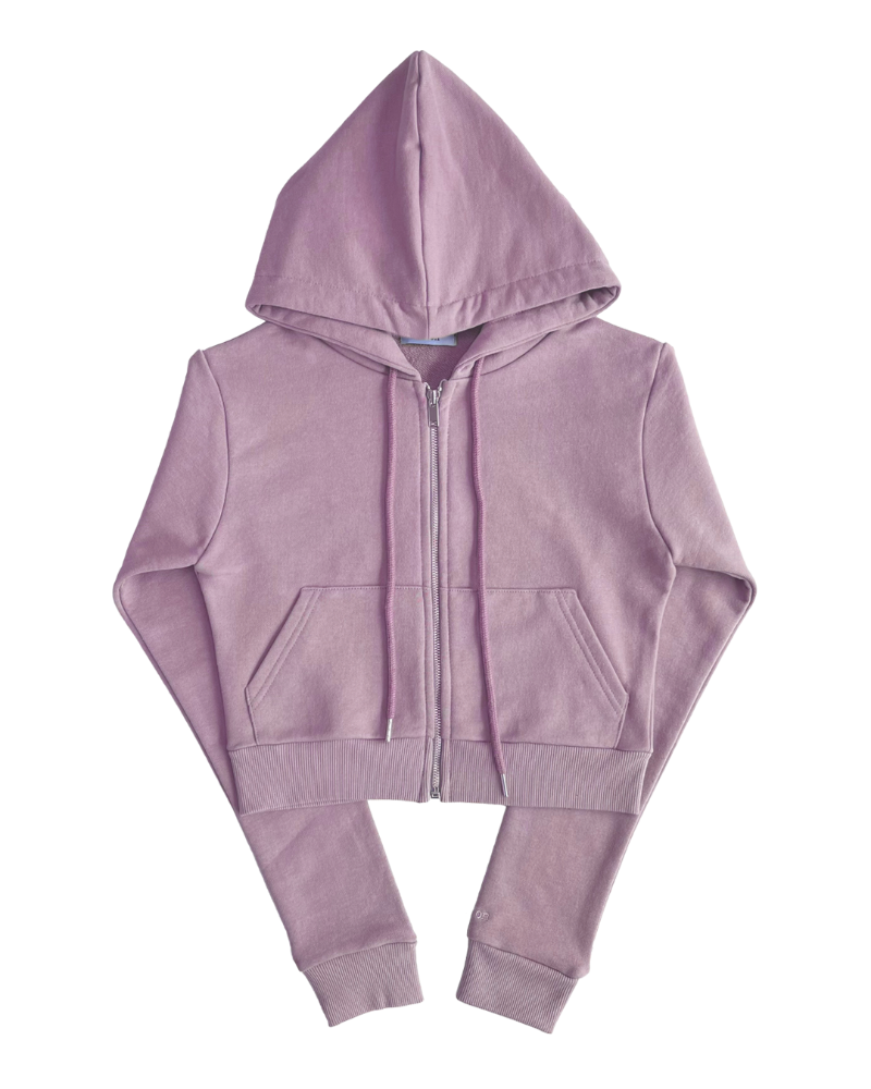 as&quot;on training hood zip-up (Pink)