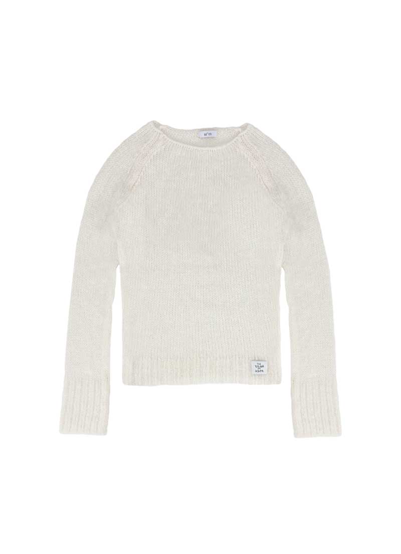 GREETING NETTED KNIT / IVORY