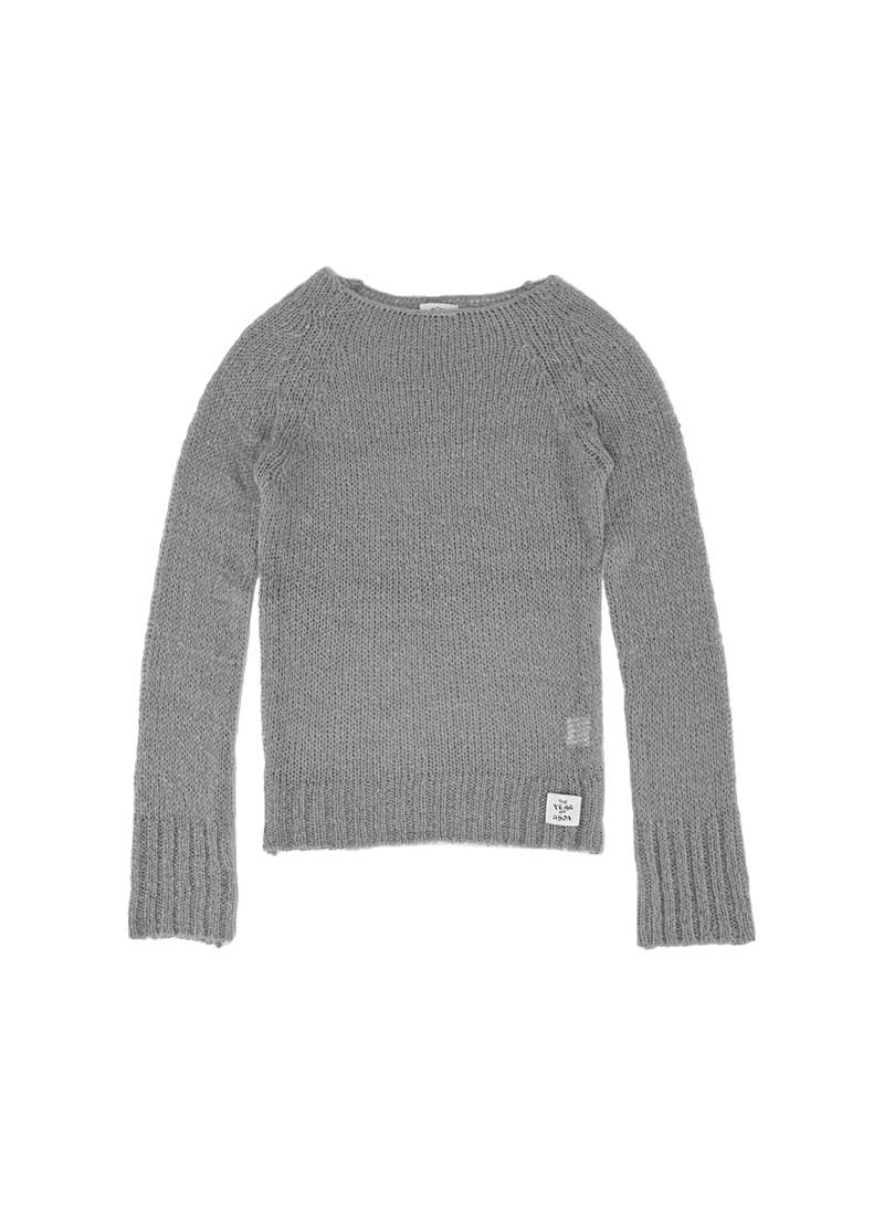GREETING NETTED KNIT / GRAY