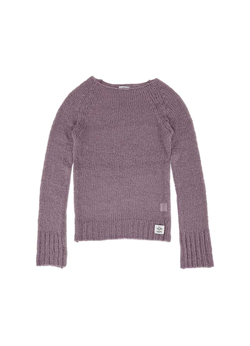 GREETING NETTED KNIT / PURPLE