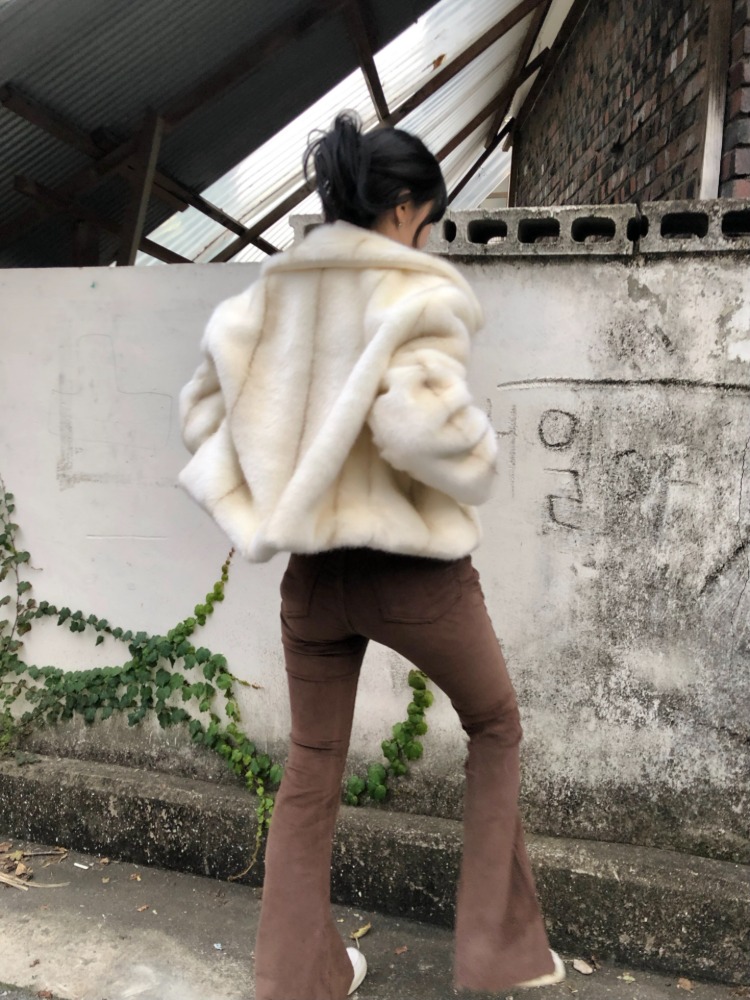 high fur jacket
